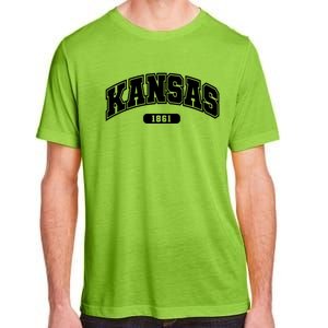 Kansas Collegiate Style 1861 Adult ChromaSoft Performance T-Shirt