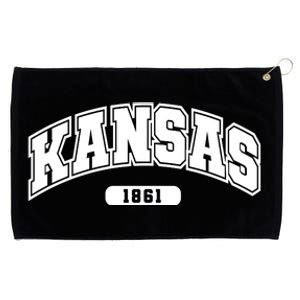 Kansas Collegiate Style 1861 Grommeted Golf Towel