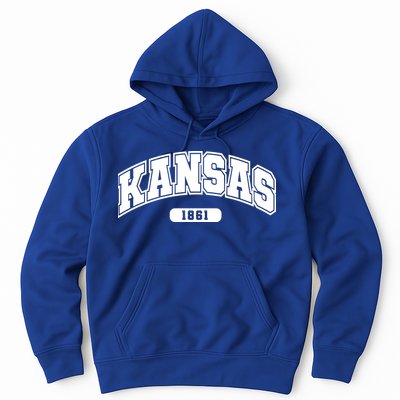 Kansas Collegiate Style 1861 Hoodie
