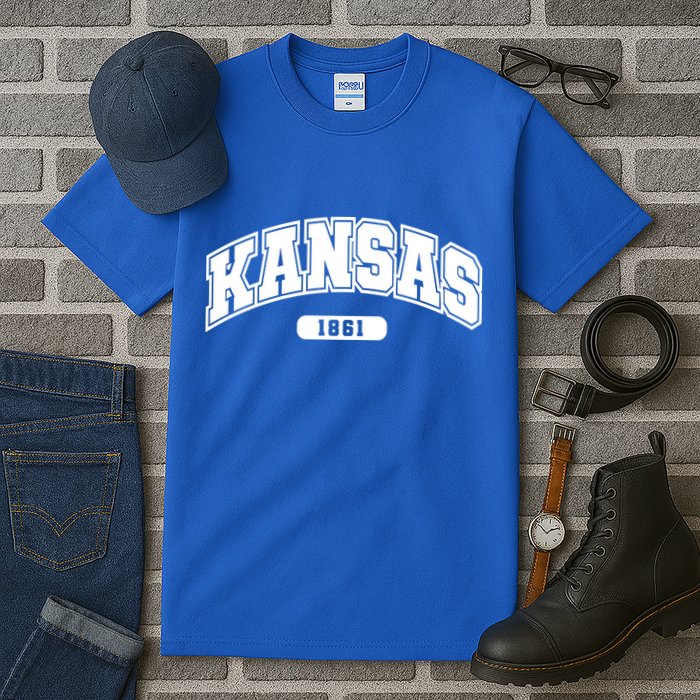 Kansas Collegiate Style 1861 Tall T-Shirt