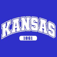 Kansas Collegiate Style 1861 Button