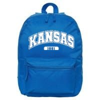 Kansas Collegiate Style 1861 16 in Basic Backpack