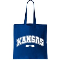 Kansas Collegiate Style 1861 Tote Bag