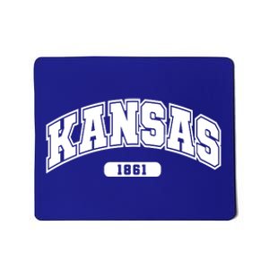 Kansas Collegiate Style 1861 Mousepad