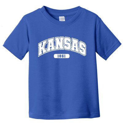 Kansas Collegiate Style 1861 Toddler T-Shirt