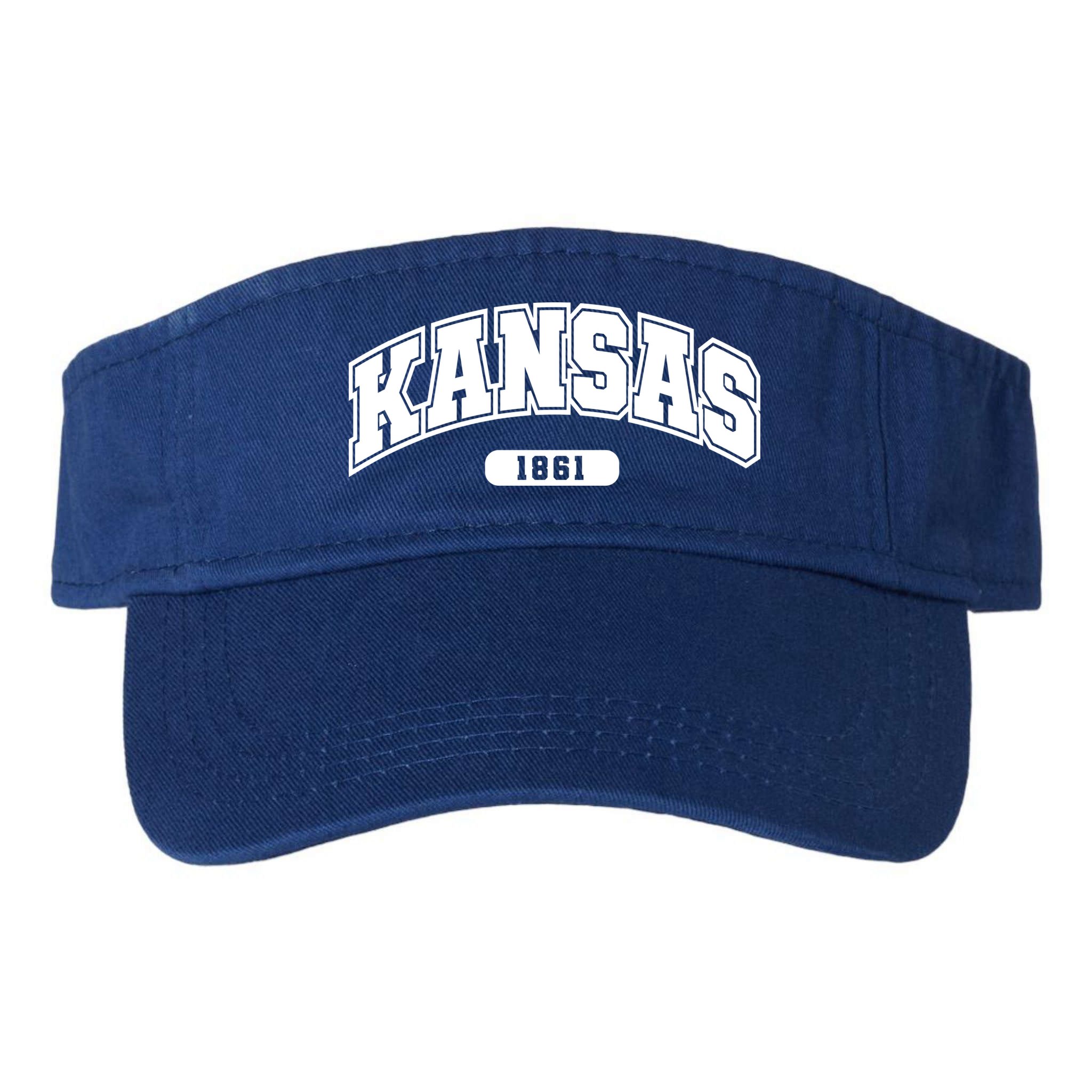 Kansas Collegiate Style 1861 Visor