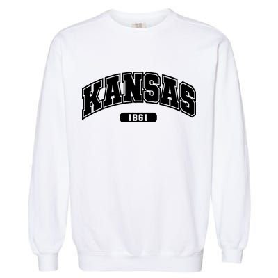 Kansas Collegiate Style 1861 Garment-Dyed Sweatshirt