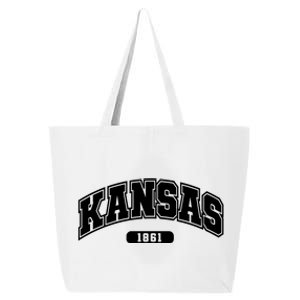 Kansas Collegiate Style 1861 25L Jumbo Tote