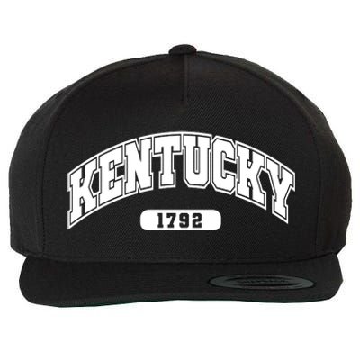 Kentucky Collegiate Style 1792 Wool Snapback Cap