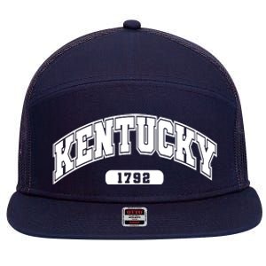 Kentucky Collegiate Style 1792 7 Panel Mesh Trucker Snapback Hat