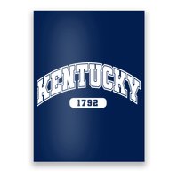 Kentucky Collegiate Style 1792 Poster