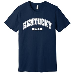 Kentucky Collegiate Style 1792 Premium T-Shirt