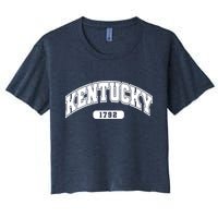 Kentucky Collegiate Style 1792 Women's Crop Top Tee