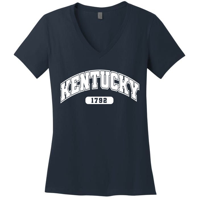 Kentucky Collegiate Style 1792 Women's V-Neck T-Shirt