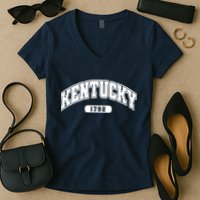 Kentucky Collegiate Style 1792 Women's V-Neck T-Shirt