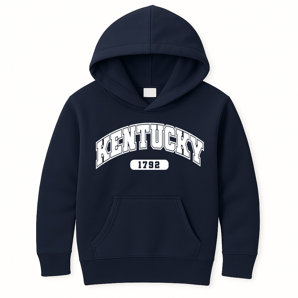 Kentucky Collegiate Style 1792 Kids Hoodie