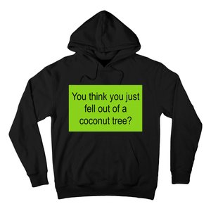 Kamala Coconut Tree Brat Green Meme Trend Gen Z Hoodie