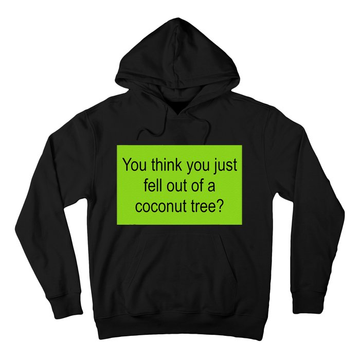 Kamala Coconut Tree Brat Green Meme Trend Gen Z Hoodie