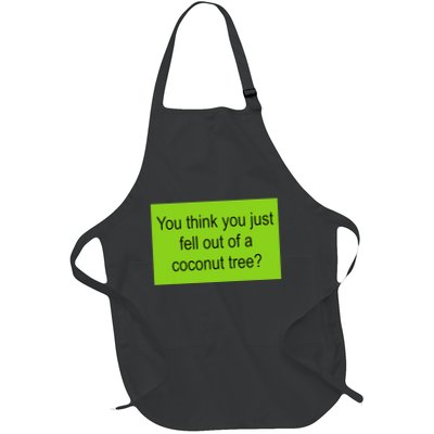 Kamala Coconut Tree Brat Green Meme Trend Gen Z Apron