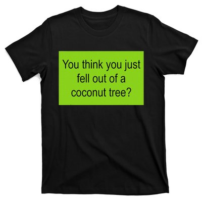 Kamala Coconut Tree Brat Green Meme Trend Gen Z T-Shirt