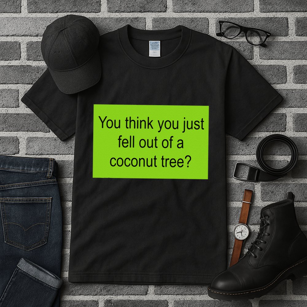 Kamala Coconut Tree Brat Green Meme Trend Gen Z Tall T-Shirt