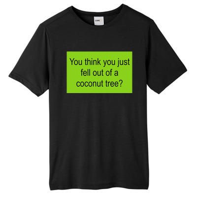 Kamala Coconut Tree Brat Green Meme Trend Gen Z Tall Fusion ChromaSoft Performance T-Shirt