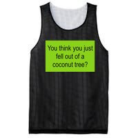 Kamala Coconut Tree Brat Green Meme Trend Gen Z Mesh Reversible Basketball Jersey Tank