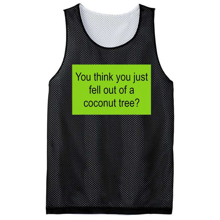 Kamala Coconut Tree Brat Green Meme Trend Gen Z Mesh Reversible Basketball Jersey Tank