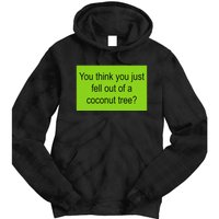 Kamala Coconut Tree Brat Green Meme Trend Gen Z Tie Dye Hoodie