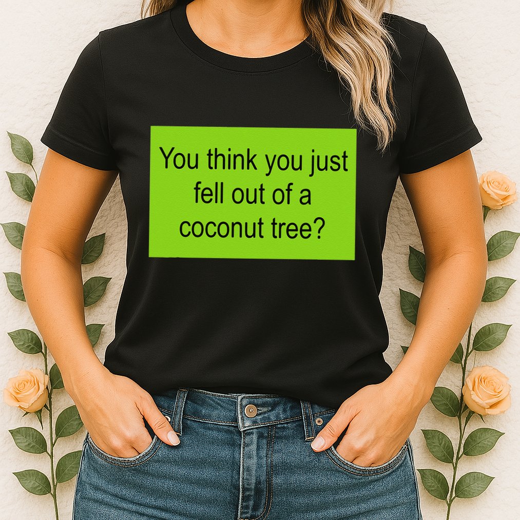 Kamala Coconut Tree Brat Green Meme Trend Gen Z Womens T-Shirt