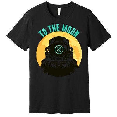 Kaspa Crypto To The Moon Crypto Kaspa Mining Kaspa Crypto Miner Crypto Bullrun Premium T-Shirt