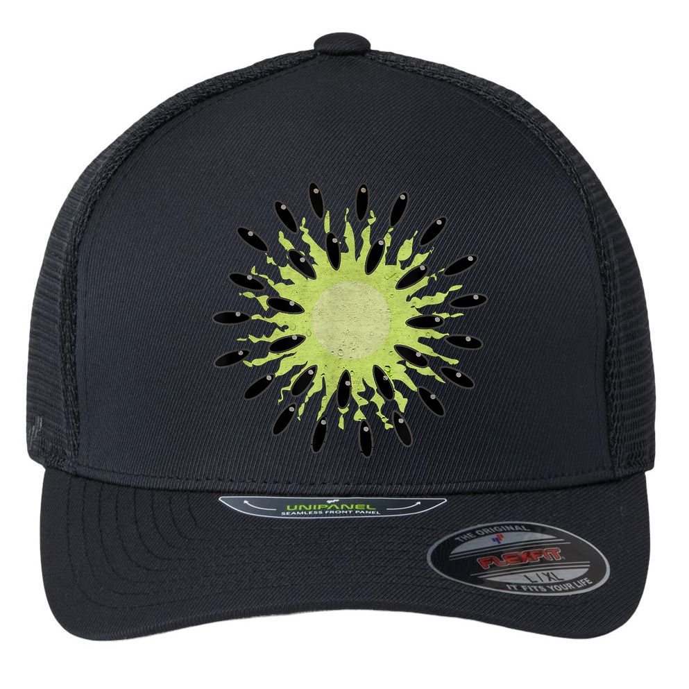 Kiwi Costume Tropical Fruit Lazy Halloween Costume Flexfit Unipanel Trucker Cap