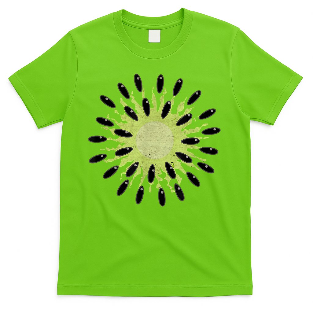 Kiwi Costume Tropical Fruit Lazy Halloween Costume T-Shirt