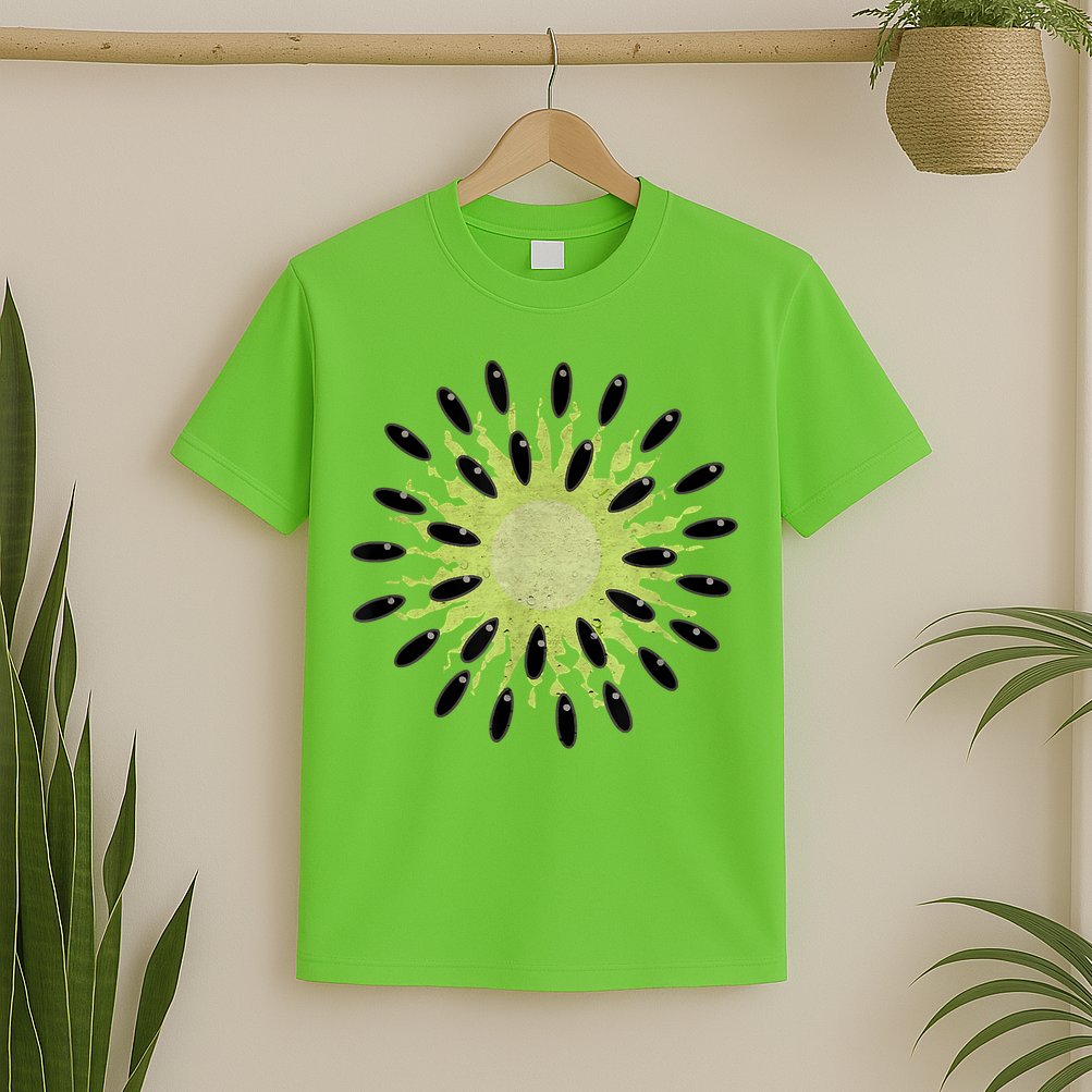 Kiwi Costume Tropical Fruit Lazy Halloween Costume T-Shirt