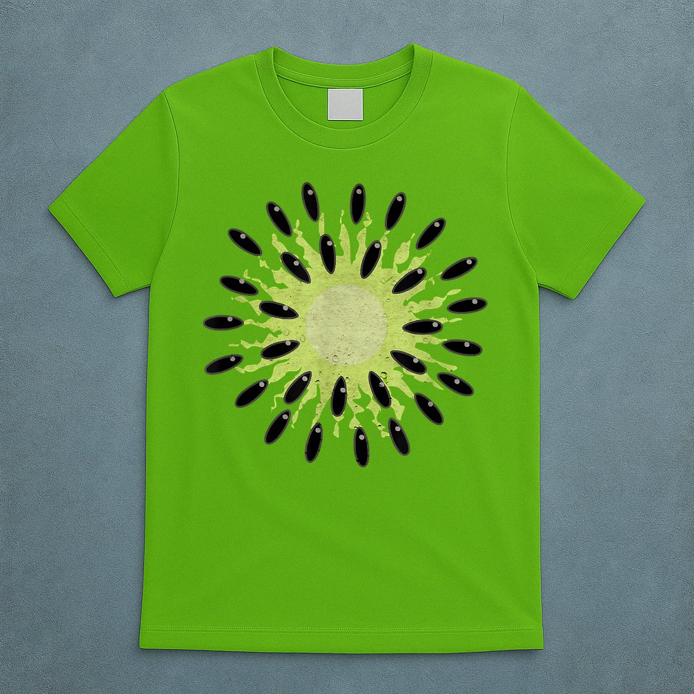 Kiwi Costume Tropical Fruit Lazy Halloween Costume T-Shirt