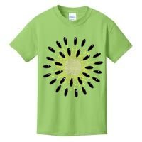 Kiwi Costume Tropical Fruit Lazy Halloween Costume Kids T-Shirt