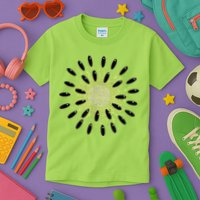 Kiwi Costume Tropical Fruit Lazy Halloween Costume Kids T-Shirt