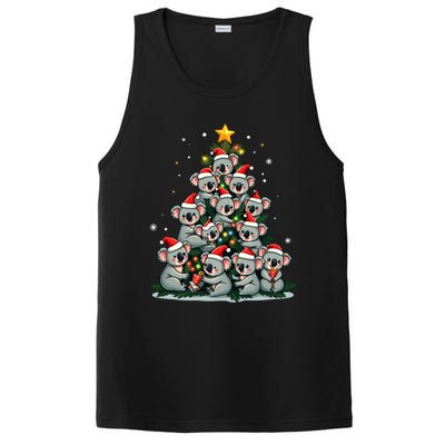 Koala Christmas Tree Funny Bear Holiday Cute Koala Gift PosiCharge Competitor Tank