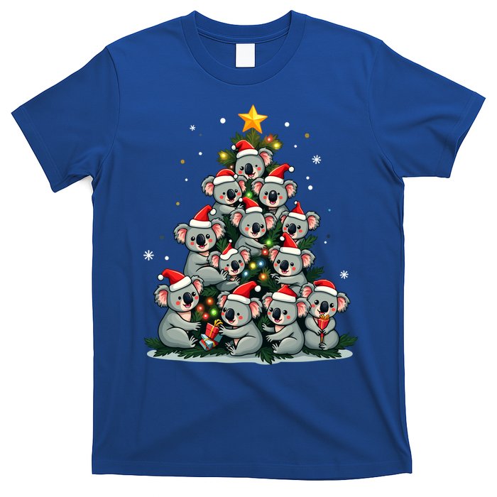 Koala Christmas Tree Funny Bear Holiday Cute Koala Gift T-Shirt