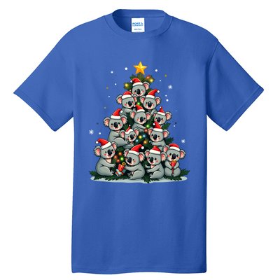 Koala Christmas Tree Funny Bear Holiday Cute Koala Gift Tall T-Shirt