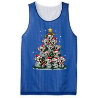 Koala Christmas Tree Funny Bear Holiday Cute Koala Gift Mesh Reversible Basketball Jersey Tank