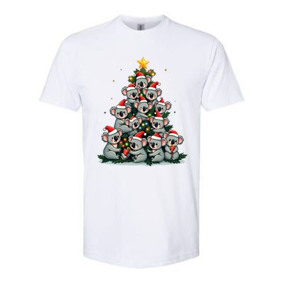 Koala Christmas Tree Funny Bear Holiday Cute Koala Gift Softstyle CVC T-Shirt