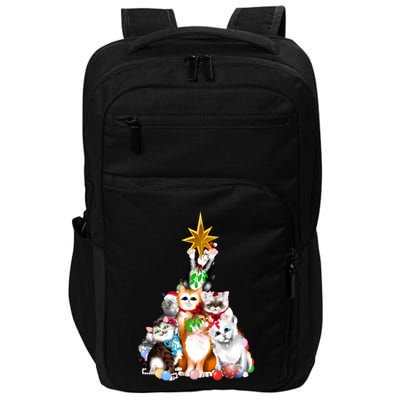 Kittens Christmas Tree Impact Tech Backpack