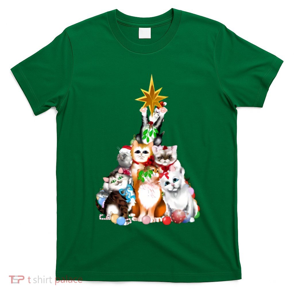 Kittens Christmas Tree T-Shirt