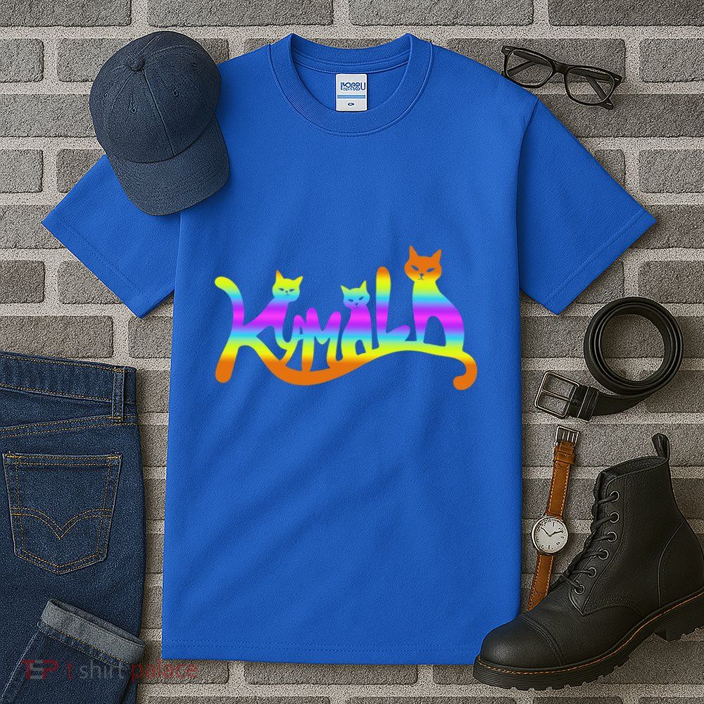 Kamala Cat Typography Great Gift Tall T-Shirt