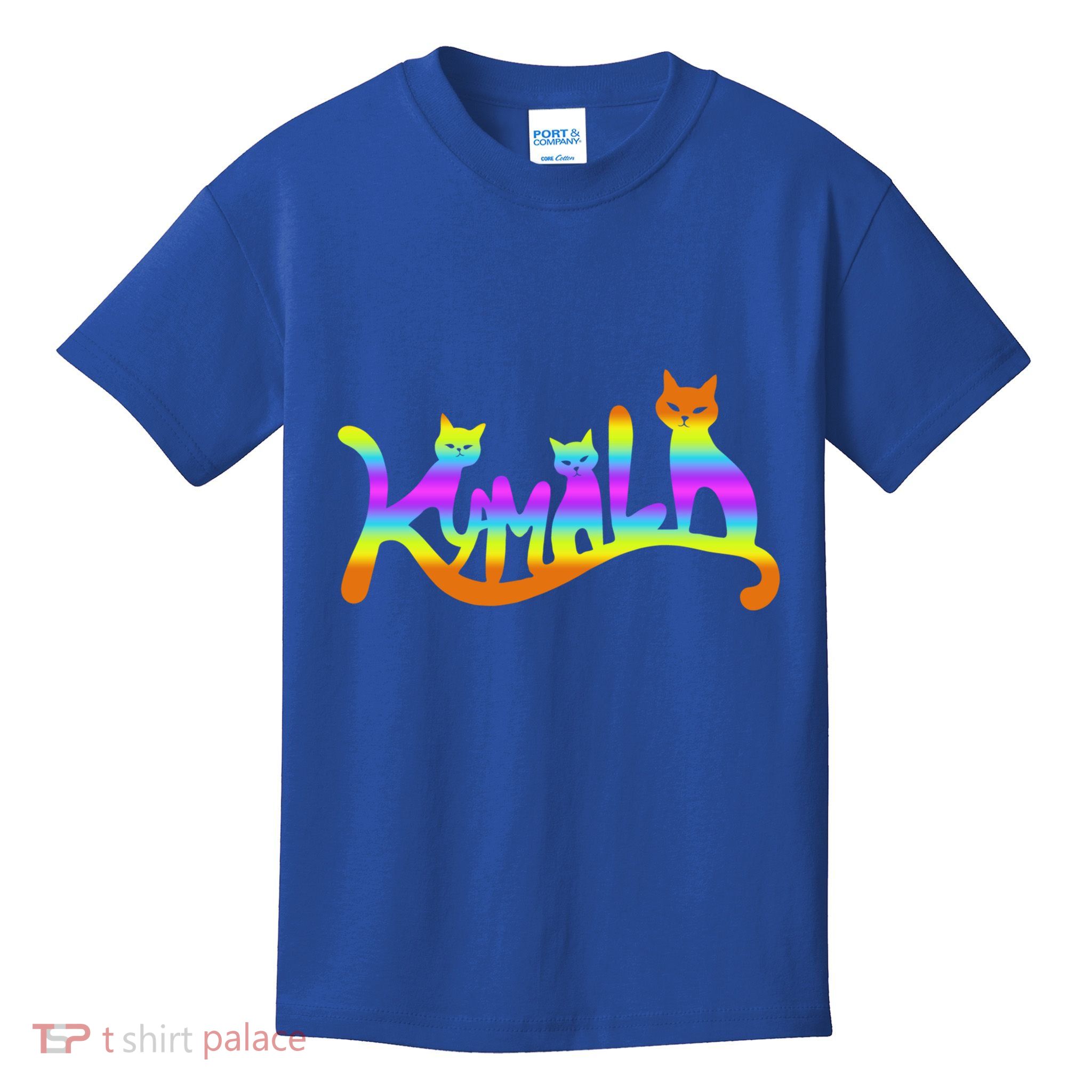 Kamala Cat Typography Great Gift Kids T-Shirt