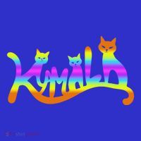 Kamala Cat Typography Great Gift Kids T-Shirt
