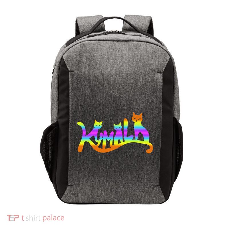 Kamala Cat Typography Great Gift Vector Backpack