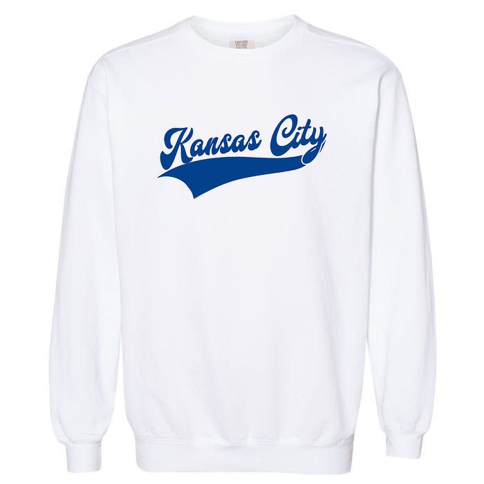 Kansas City Throwback Design Classic Garment-Dyed Sweatshirt