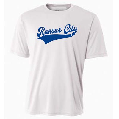 Kansas City Throwback Design Classic Cooling Performance Crew T-Shirt